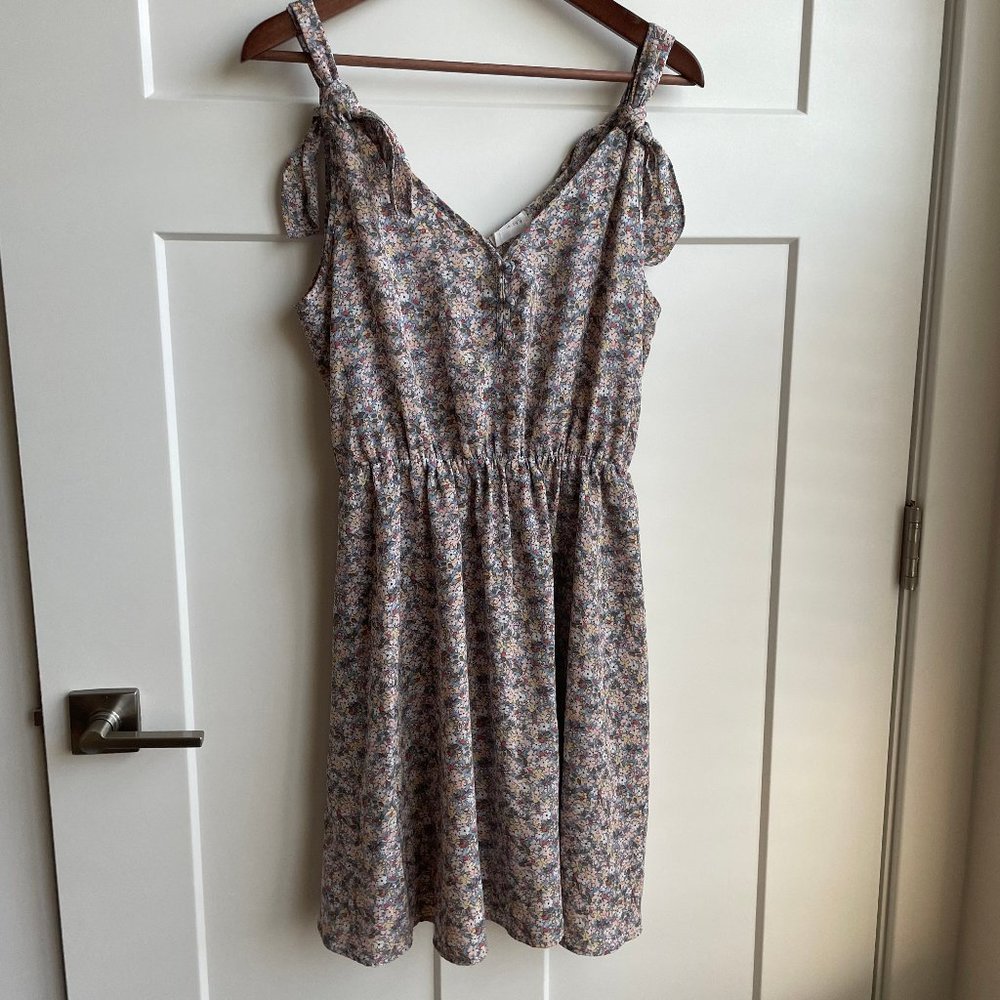 Sienna Sky - Sleeveless Floral Sun Dress -